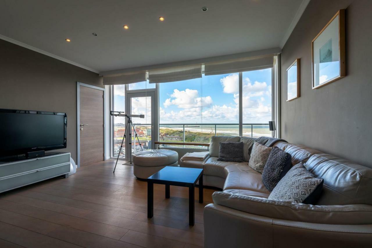 Panoramic & Modern Apartment With Sea View Bredene Exterior photo