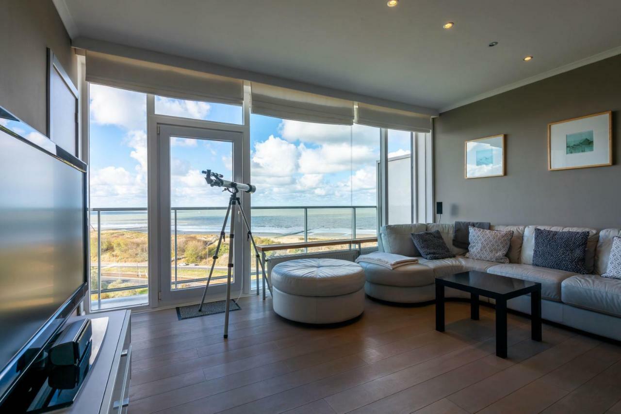 Panoramic & Modern Apartment With Sea View Bredene Exterior photo